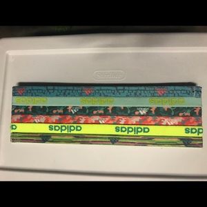 Bundle of 4 Nike and adidas headbands